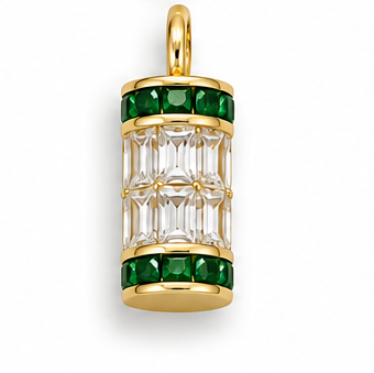 Emerald Tower Charm