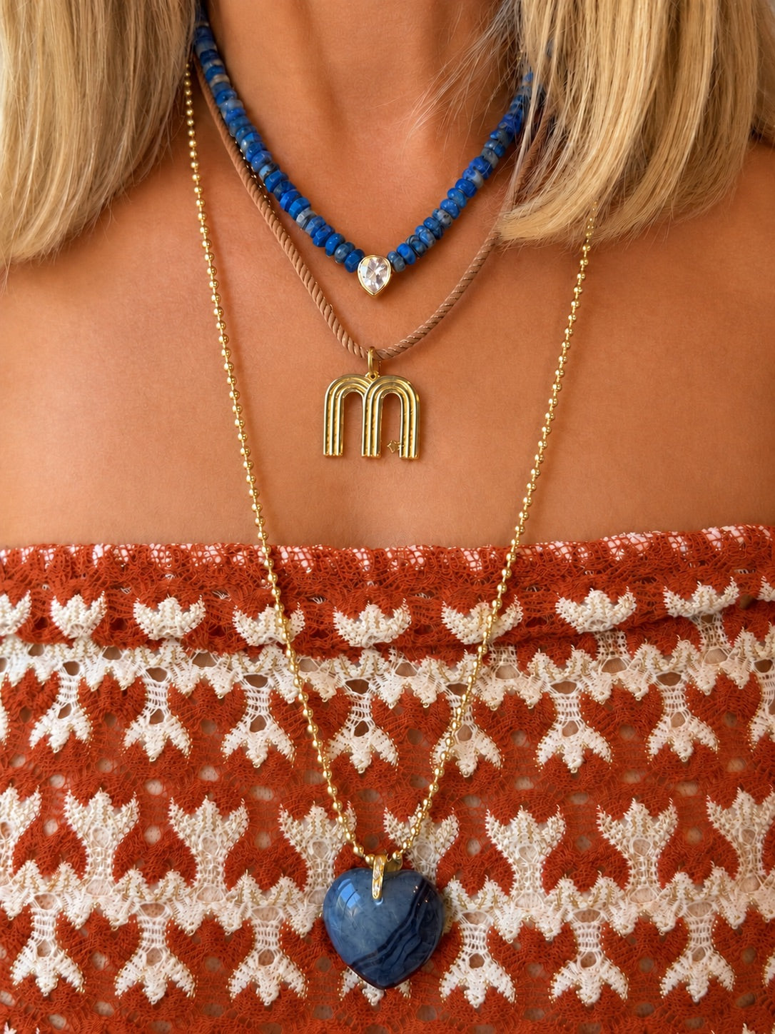 Muse Initial Cord Necklace