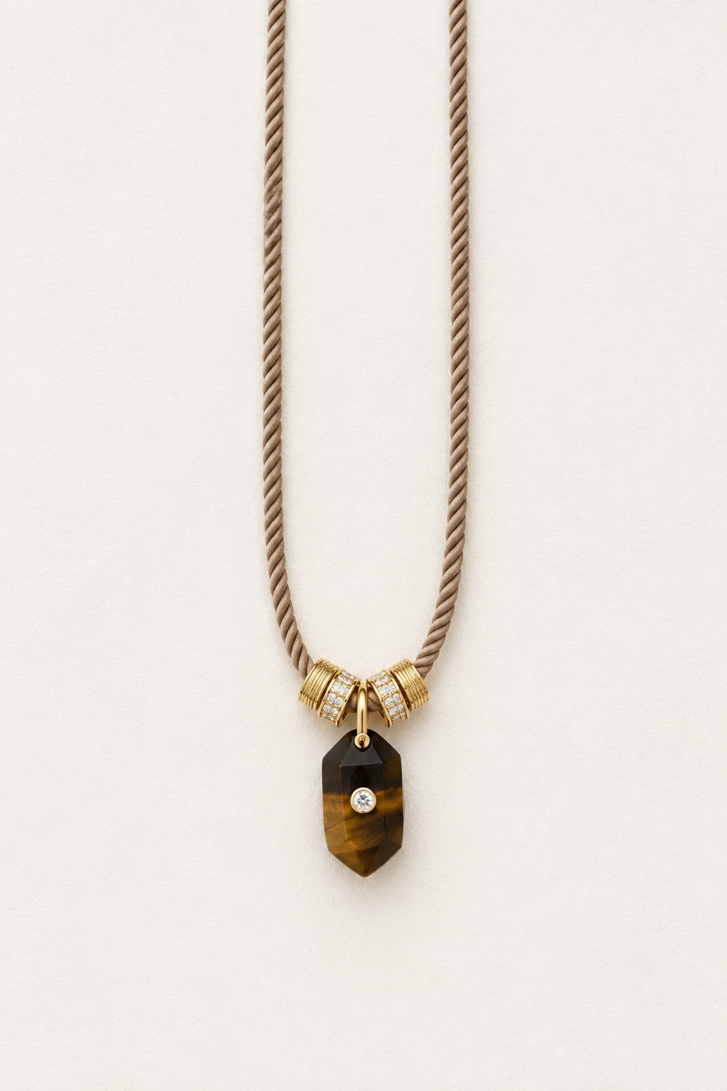 The Gem Drop Cord Necklace