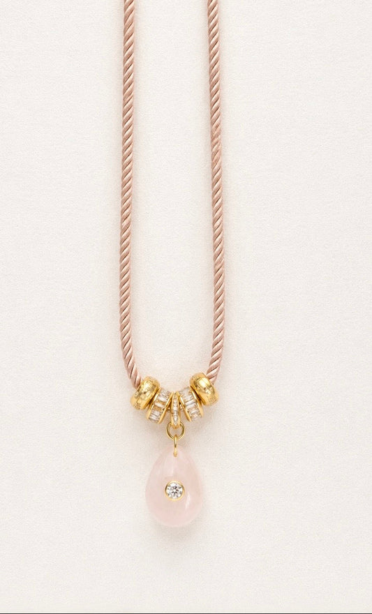 The Gem Drop Cord Necklace